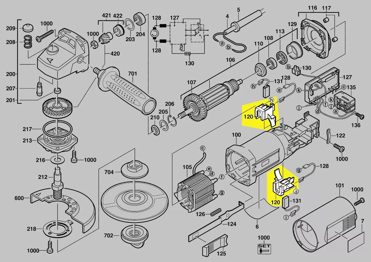 porte balai charbon réf. 4931326923 Milwaukee
